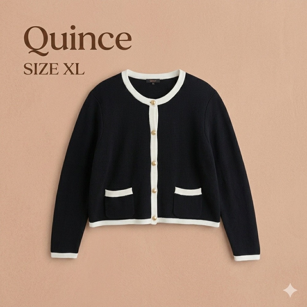 Quince Knit Cardigan Women XL